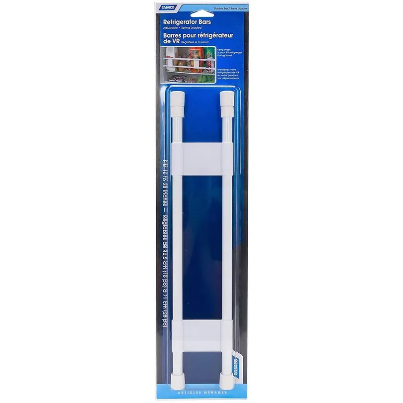 Dbl Fridge Bars, Wht 16